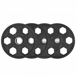 [Hot Item] Fitness Gym Equipment Professional Training Six Hole Hand Grip Cast Iron Barbell Weight Plate Weightlifting Bumper Plate