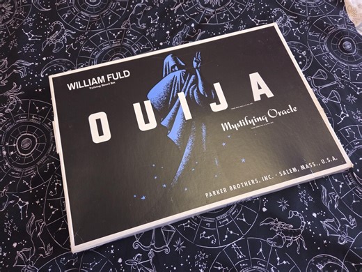 Vintage 1960s OUIJA Board--original William Feld/parker Bros Salem, Mass. Mint Board/planchette, Box Shows a Little Shelf Wear. Eerie Vibe - Etsy
