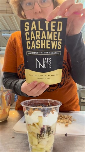 3.2K views · 38 reactions | Looking for a fun new way to enjoy an apple? Try this delicious and healthier version of a Snicker Salad! Remember, I used an editing tool on my video so I don't cut an apple that fast, it's always wise to take your time!  What do you think - will you try this?  | Rustic Iron | Facebook