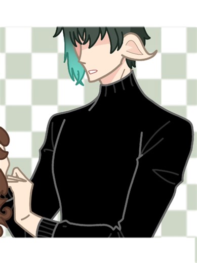 barbatos in a black turtleneck yipee // this was SO rushed yall dont understand how incapable i am at making edits so dont bully me (or do idk) #obeyme #barbatos #trend #stupid #viral