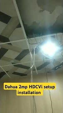 Dahua brand HDCVi setup installation#dahuatechnolgy #hdcvi #installation