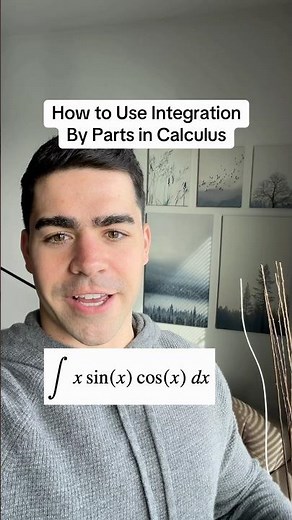 How to solve an indefinite integral with integration by parts AND TRIG in calculus