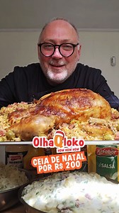 Receita completa aqui: 👇👇 Para a marinada: 👇👇 1 Chester de aprox. 4kg 2 x. de chá de vinagre de maçã 2 c. de sopa de mostarda 1 c. de chá de páprica defumada 1 c. de chá de tomilho 1 c. de chá de salsa 1 c. de chá de alecrim 1 c. de sobremesa rasa de sal 1 c. de chá de pimenta-do-reino ¼ x. de chá de azeite de oliva 5 dentes de alho 1 c. sobremesa de molho inglês 1 c. sobremesa de molho shoyu Processa tudo como mostra o vídeo, acrescenta 5 folhas de louro, fecha bem o saco de marinar e leva 