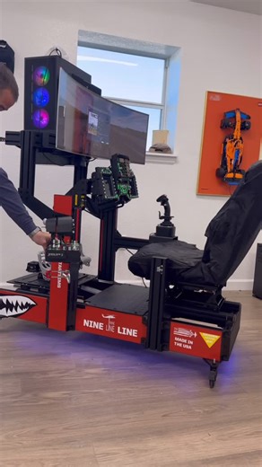 Pushstart Simulators on Instagram: "F/A-18, F-16 and F-15EX fighter jet simulators are available now for @digitalcombatsimulator 🚀 We’re grateful to serve brands like @ninelineapparel by deploying our realistic but easy-to-use flight simulators in their stores and military bases across America in order to bridge the gap between the civilian world and those who serve. 🫡 Request ANY aircraft or replica simulator: PushStartSims.com/fly 🇺🇸 #MadeInAmerica #FlightSimulator #ChristmasGift"