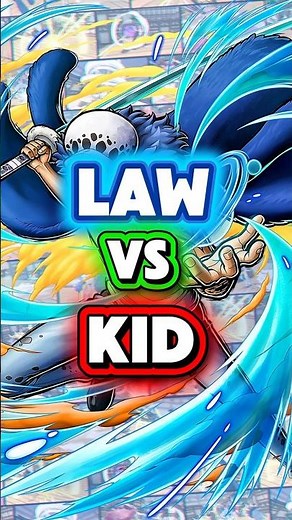 Trafalgar D. Water Law vs Eustass Kid – Strategy vs Power #onepiece