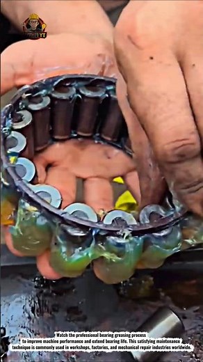 Bearing Greasing Process | Smooth Lubrication Maintenance Technique