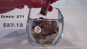 Day 153 - Bowl of Dimes - Estimation 180