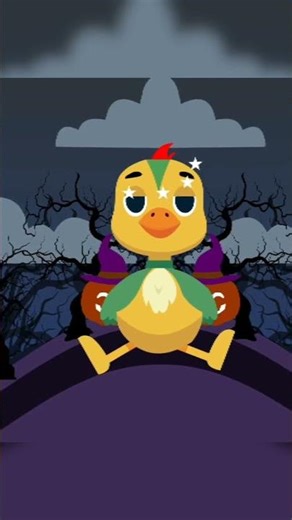 Four Little Ducks Went to a Haunted Place 👻🦆 | Spooky Kids Song & Nursery Rhyme Short