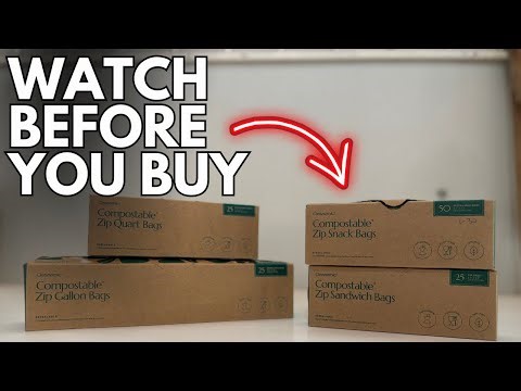 Review of Cleanomic Compostable Zip Baggies