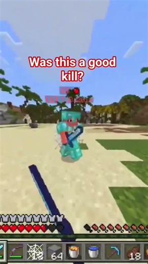 Was this a good Kill? #minecraft #kill #shorts