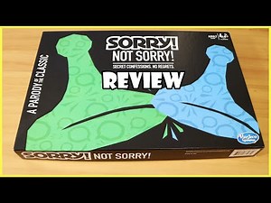 Sorry! Not Sorry! Board Game Review! | Board Game Night