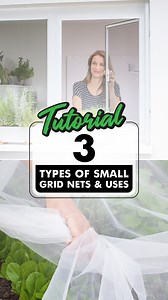 📖 Read The Caption. 💾 Save The Post Discover the versatile world of small grid nets! 📝 Tips for House and Garden: 🟢 Fiberglass Small Grid Nets: 🎯 Purpose: Fiberglass small grid nets are lightweight, durable, and resistant to corrosion. They are commonly used for insect screening and to protect plants in gardens from pests. a) 🪟 Window Screens: Cut fiberglass small grid nets to size and install them as window screens to prevent insects from entering your home while allowing fresh air to flo
