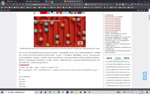 Greyscalegorilla灰猩猩灯光预设 gsglib g2lib预设加载安装教程