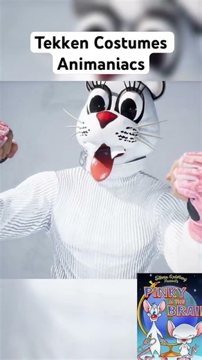 Animanaics, pinky and the brain, freakazoid in tekken8 #tekken8 #tekken8customization #90scartoons