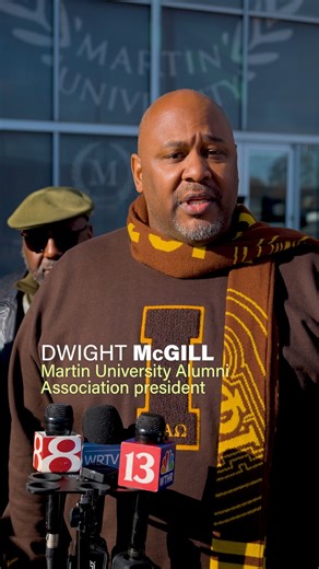 More than two dozen Martin University students and alumni gathered Dec. 17 to call for Board of Trustees Chairman Joseph Perkins' to resign after the college announced its closure. Despite Martin’s financial situation, alumni are not giving up on the university. “We’re demanding new leadership — leadership that looks to go forward, not to go to the graveyard,” said Denell Howard, alumni association vice president. “This is not a eulogy. This is a celebration of what it has been and what will be.