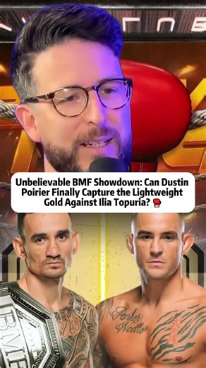 Unbelievable BMF Showdown: Can Dustin Poirier Finally Capture the Lightweight Gold Against Ilia Topuria? 🥊💎 #UFC #MMA #BMFtitle #DustinPoirier #IliaTopuria #MaxHolloway #fyp #viral #pov #tiktok #foryou #storytime #CharlesOliveira #fypシ #mmacommunity #UFCLightweight #story