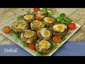 Quail eggs stuffed mushrooms: easy and delicious, perfect as appetizer!