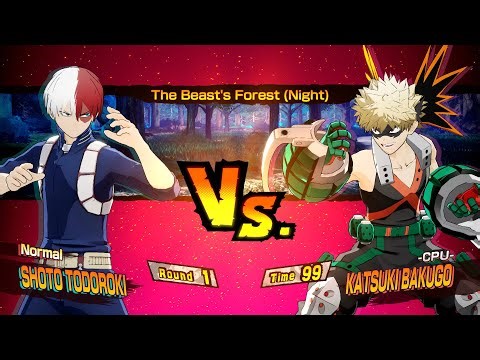 Shoto Todoroki vs Katsuki Bakugo - My Hero One's Justice