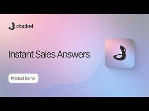 Docket Instant Answers: The AI-Powered Solution for Fast, Accurate Sales Responses