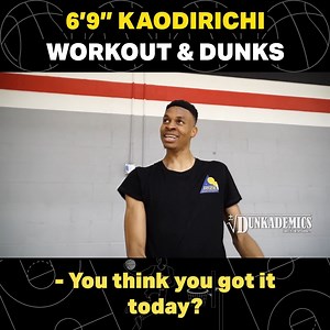 6'9' Kaodirichi Akobundu-Ehiogu NBA Draft Workout & Dunks | Dunkademics