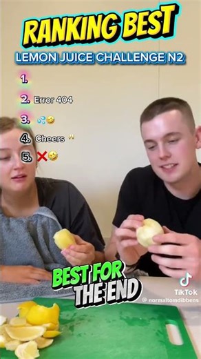 Lemon Juice Challenge Reactions 🤣 N2 #lemonjuice #challenge