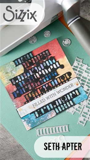 Creative Ways to Use Die Cuts, Scraps & Gelli Prints! #sizzix #sethapter