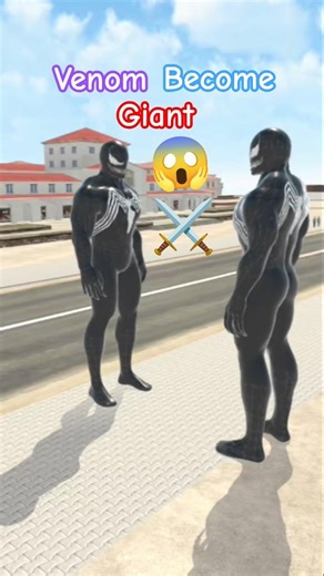 Venom Become Giant 😱 #shorts #indiantheftauto #indianbikedriving3d #gta #gta5 #gaming