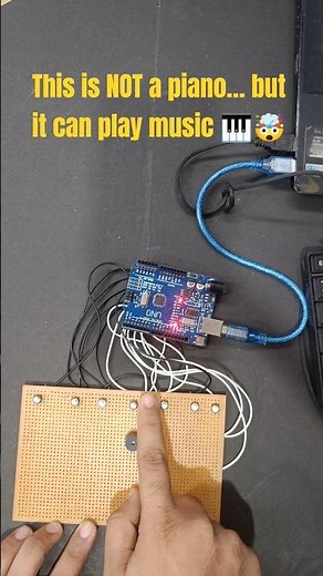 Arduino Piano Using Buzzer 🎹 | Arduino Uno Music Project | DIY Electronics#shorts