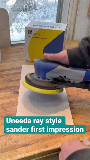 First impressions of the Uneeda ray sander #woodworkingtools #sanding #tools