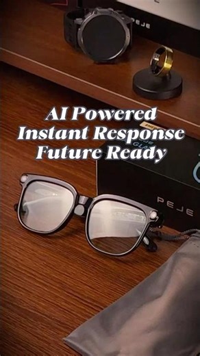 [The future is here! Unboxing and hands-on experience with the 8-megapixel PEJE AI glasses 👓🤯]