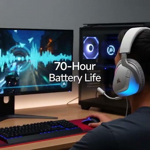 Corsair Void v2 Wireless Headset Review | 70Hr Battery & Dolby Atmos Gaming Test