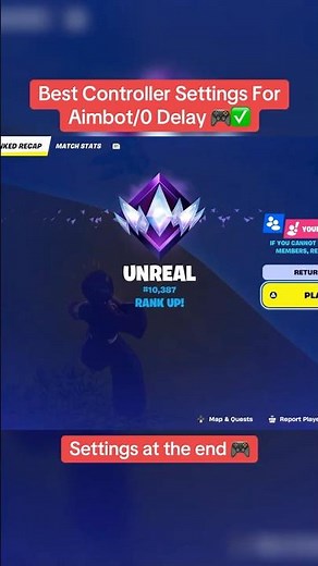BEST Settings To EDIT Fast on Controller! 🎮 Sensitivity Guide for PC & Console (Fortnite PS5)