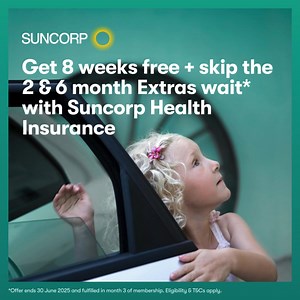 1.3K views | Get 8 weeks free* when you join any new Suncorp Health Insurance Hospital and Extras combined cover. Join by 30 June. *Eligibility and T&Cs apply. | Suncorp | Facebook