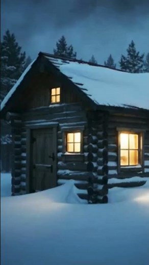 Extreme Cabin Blizzard ❄️ Howling Wind & Heavy Snow Ambience