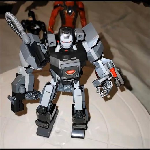 LEGO Iron Man Mech Armour Build 🔥🤖 #lego #brickbybrick #ironman #brick #brickfan #shorts