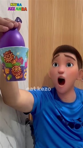 Mami marah sekali gara gara oapi pecahin gelas kesayangan mami #funny #comedy