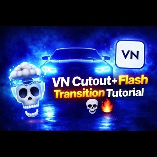 vn cutout flash transition tutorial 💀🔥 l #viral #bmw #trending #phonk #nobatidao #capcut #animeedit