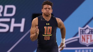 Patrick Mahomes runs an unofficial 4.80 40-yard dash
