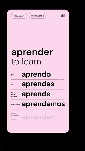 Aprender - to learn | communication in everyday #shorts #learning #study #spanish #español