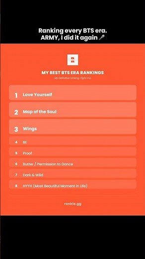 Ranking every BTS era - HYYH is last and sorry, not sorry 🎤