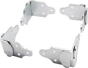 8pc Trailer Stake Body Utility Rack Corner Connector Wood Panel Gate Side Latch Brackets Makes 4 Corners