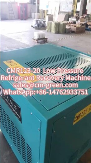 oil less refrigerant recovery machine gas recovery unit for R123 R1233zd R514a