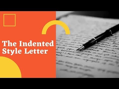 The Indented Style Letter| CSEC EDPM