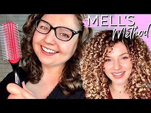 DENMAN BRUSH on WAVY Hair! Manes by Mell’s Styling Technique