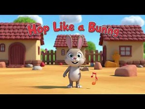 🐇 Hop Like a Bunny Song | Fun Action Rhyme for Kids 🎶