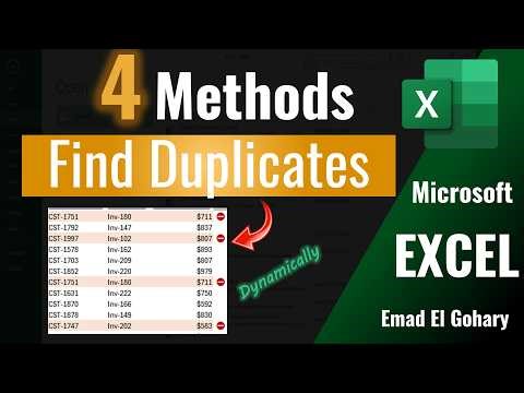 How to Find Duplicates in Excel (4 Methods) | Step-by-Step Tutorial