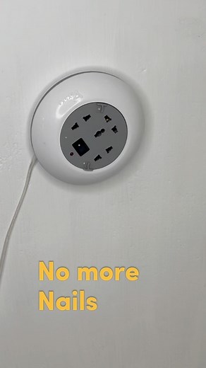 71K views · 665 reactions | ⁉️ Fix your extension box, router on wall without nail  #coolproducts #homehacks #homedecor | Sakthivel Prabakaran | Facebook