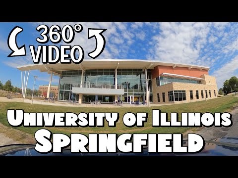 Driving Around the University of Illinois Springfield Campus (UIS) 360° Video