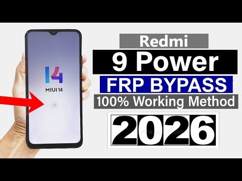 Redmi 9 Power - Google Account/ FRP Bypass - (MIUI 14) -100% Working (Without Pc)