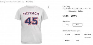 Walmart’s ‘Impeach 45’ clothing triggers boycott by Trump supporters